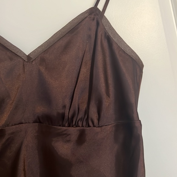 Brown Satin top - Picture 5 of 5